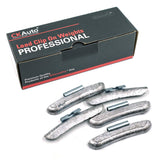 CKAuto P 2 oz box front view showing 25-piece lead clip-on weights and label benefit