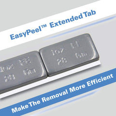 CKAuto segment next to ruler showing 1 oz size for precise balancing