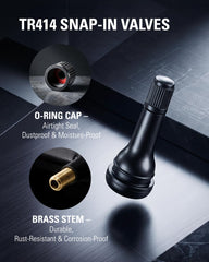 CKAuto TR414 rubber flange detail showing ozone-resistant EPDM for longevity
