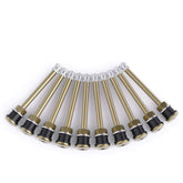 CKAuto TR572 front view pack of ten valve stems showing durable brass