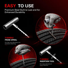 CKAuto valve cores, caps and 4-way tool for valve maintenance