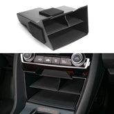 CKE front view of center console organizer showing neat fit and easy access