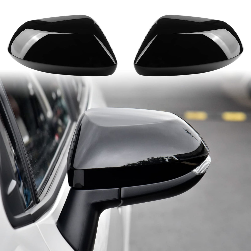 CKE glossy black front view showing sleek mirror cover and enhanced look