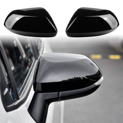 CKE glossy black front view showing sleek mirror cover and enhanced look