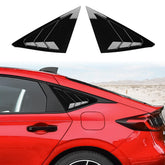CKE glossy black louver front view showing sleek fit and enhanced styling