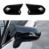 CKE front view mirror covers on Camry showing sporty look and protection