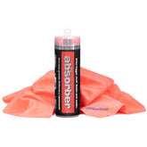 CleanTools Absorber XXL front packaging showing red drying chamois and tube, ready to use