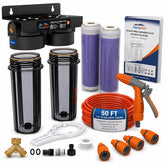 Clearly MaD front packaging showing complete DI car rinse kit and included parts for quick setup