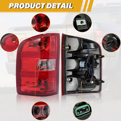 CLERYYE rear view showing wiring harness and plug for quick plug-and-play installation