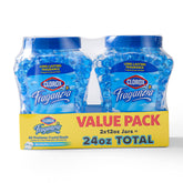 Clorox Fraganzia front packaging showing six containers and product branding for easy identification