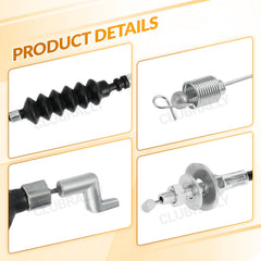 CLUBRALLY close-up of copper core cable construction for durability and smoother throttle feel