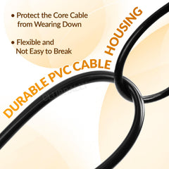 CLUBRALLY detailed shot of cable end connectors ensuring OEM-style secure attachment
