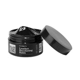 Clyde's Leather Company jar front view showing product and branding benefits