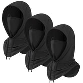 Cmonie front view pack of three showing full-head coverage and sun protection