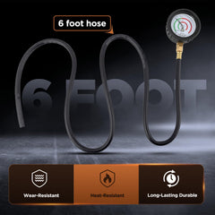 CMTOOL M12 and M18 adapters with two hose clamps for secure, leak-free connections