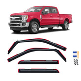 CMVT Auto front packaging showing complete four-piece visor kit benefit: easy fit