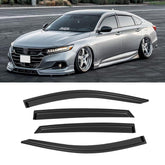 CMVT Auto front passenger visor installed, reduces rain entry