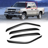 CMVT Auto front profile smoked visors showing sleek styling benefit