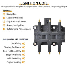 CNPAPC coil pack close-up showing terminals and durable housing for reliable spark