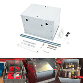 CNRAQR front view of billet battery box showing compact protection and space-saving benefit