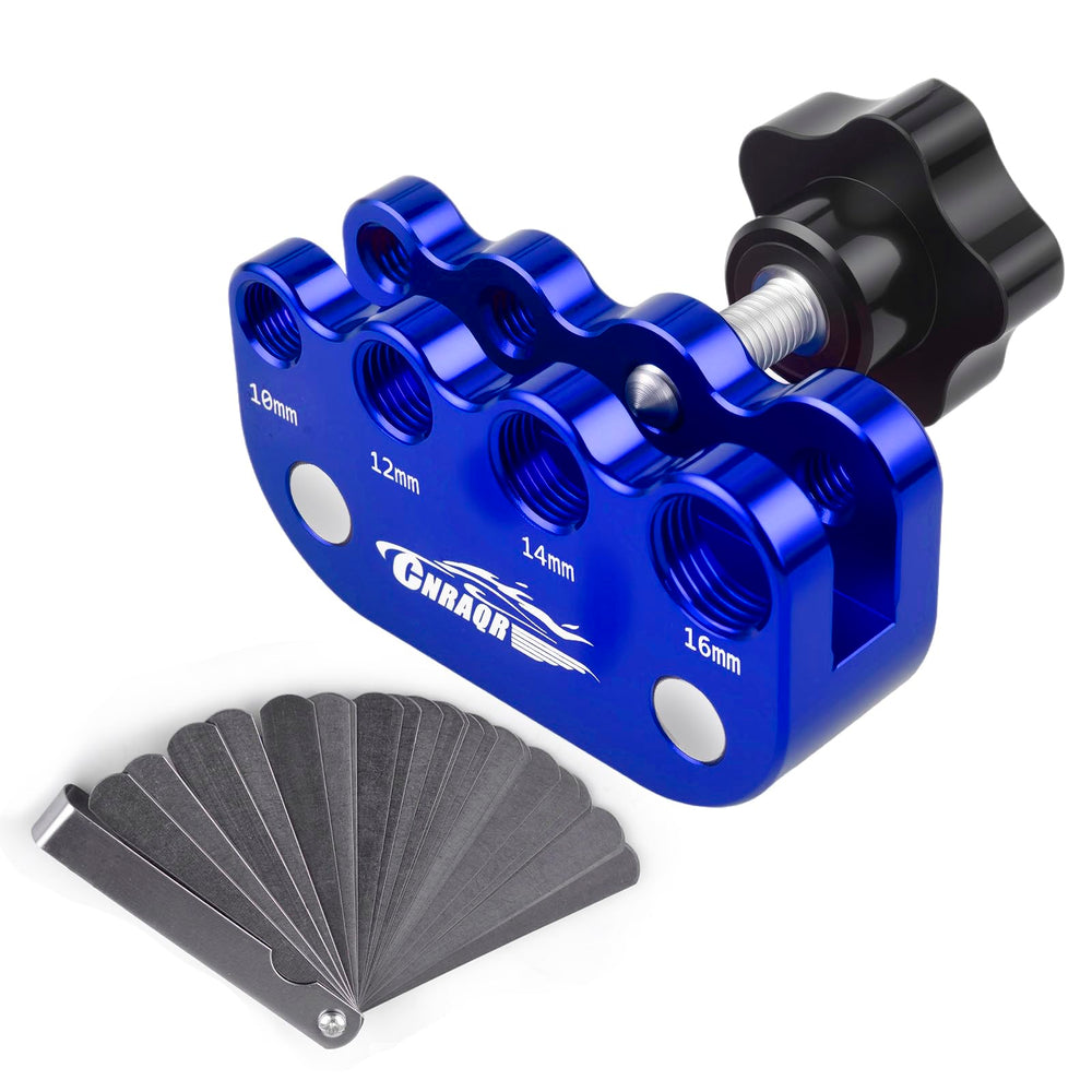 CNRAQR front view of blue gapper showing universal fit and quick selection benefit