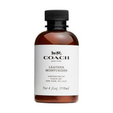Coach leather moisturizer front packaging showing bottle and label for brand reassurance