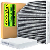 COCOAUTO cabin filter kit front packaging showing contents and fitment benefit