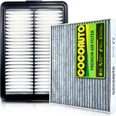 COCOAUTO front packaging showing cabin and engine filters and convenience