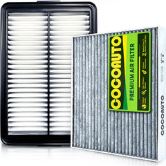 COCOAUTO front packaging showing cabin and engine filters and convenience