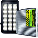 COCOAUTO front packaging showing both engine and cabin filters for quick maintenance