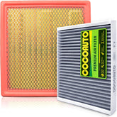 COCOAUTO front packaging showing both engine and cabin filters saving time