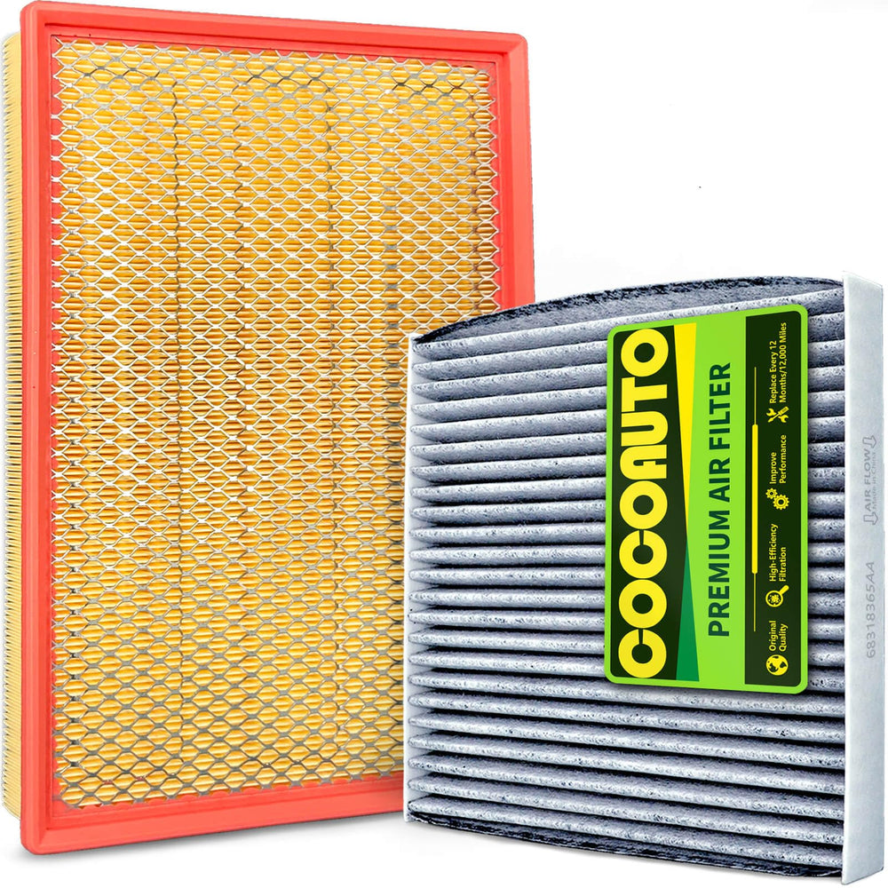 COCOAUTO front packaging of RAM 1500 filter kit showing convenience and correct fit