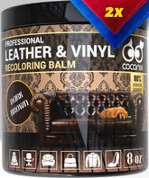COCONIX product packaging showing dark brown balm and benefits