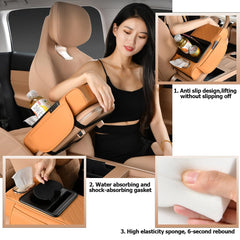 Coficoi installed in sedan console demonstrating secure fit and interior upgrade benefit