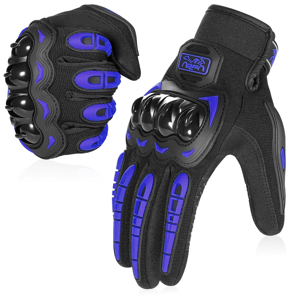 COFIT gloves front view in blue XL showing full design and wrist closure for secure fit