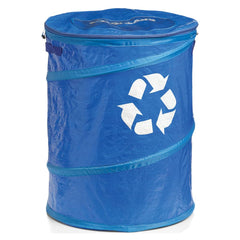 Coghlan's pop-up recycle can front view showing capacity and portability benefit