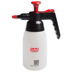 Colad front view of hand pump sprayer showing ergonomic design and easy handling benefit