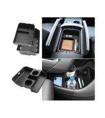 Coleya front view of console organizer set showing neat fit and durable finish