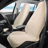 COLINOO front seat cover full view showing beige protection and easy fit