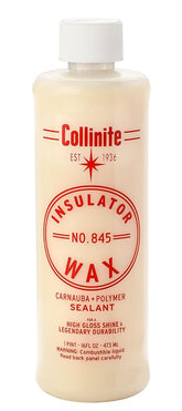 Collinite 845 front label bottle showing product and brand benefits