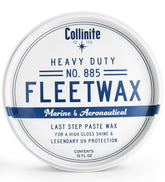 Collinite jar front view showing label and durable wax protection