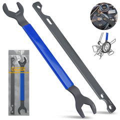 CoLuck front view of wrench set showing all tools and benefits