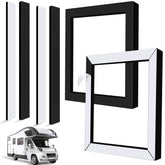 Convivium front view of 14x14 gasket showing clean square profile and a secure seal