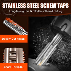 coobeast stainless helicoil inserts lined up for durable thread repair