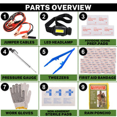 COOGEO durable battery jumper cables close-up showing heavy-duty clamps for safe jump starts
