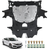 COOL STAR front view of lower engine splash shield showing fit and protection