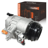 COOLIGO front view of compressor showing mounting points and fit benefit