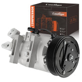 COOLIGO compressor front view showing complete assembly and mounting ease