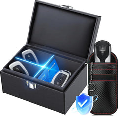 Coorattyes front closed box showing sleek design and secure protection