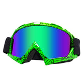 CoPvner spider green front view showing bold frame and full coverage benefit
